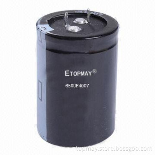 Aluminum Electrolytic Capacitor with 6.3 to 450V Voltage, Used in Power Supplies